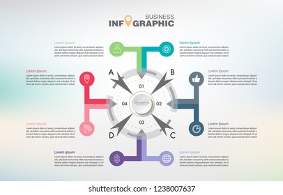Infographic element data for business.  abstract banner element. 
8-steps concept. can be used web design or presentation. 
vector illustration background