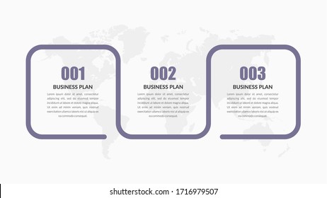 Infographic Element with Icon for Business Strategy