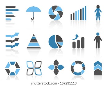 infographic element icons set