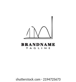 Infografik-Logo-Symbol-Zeichentrickfilm Design Moderne Vektorgrafik