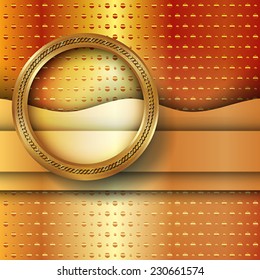 The infographic element on abstract metallic background