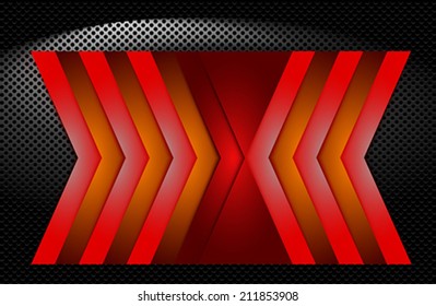 The infographic element on black background