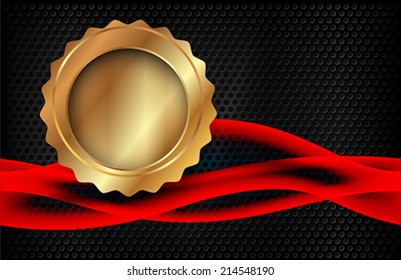 The infographic element on black background