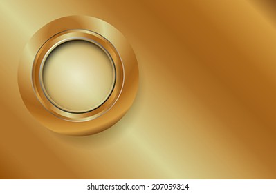 The infographic element on metallic background