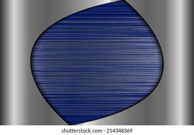The infographic element on metallic background 
