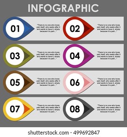 Infographic element, presentation template