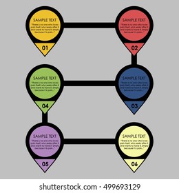 Infographic element, presentation template