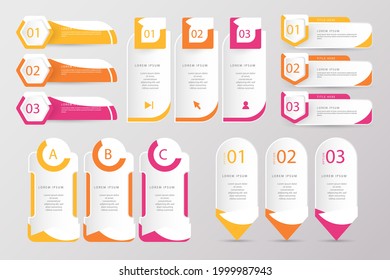 Infographic element set. Business information graph, economic graphic, diagram, growth chart. Presentation template. Web data analysis, marketing infograph construction. Vector illustration.
