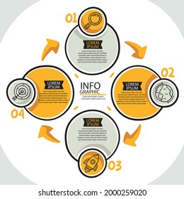Infographic element set. Business information graph, economic graphic, diagram, growth chart. Presentation template. Web data analysis, marketing infograph construction. Vector illustration.