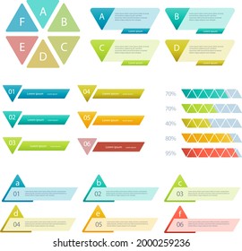 Infographic element set. Business information graph, economic graphic, diagram, growth chart. Presentation template. Web data analysis, marketing infograph construction. Vector illustration.