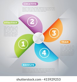 Infographic element for website or business project with infographic icons, step, bar. Abstract infographic element concept with different stage and part element. Business infographic timeline element