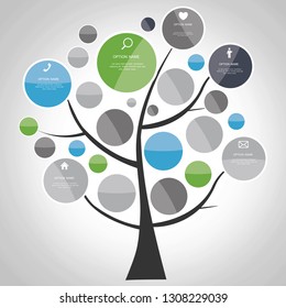 infographic element for website, finance and technology . Good for presentation vector eps 10
