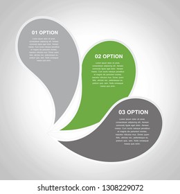 infographic element for website, finance and technology . Good for presentation vector eps 10