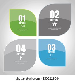 infographic element for website, finance and technology . Good for presentation vector eps 10
