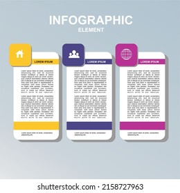 Infographic element for your design web