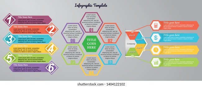 Infographic Element For Your Presentation. Perfect For Prosess, Marketing, Business And Data Visualisation Presentation.