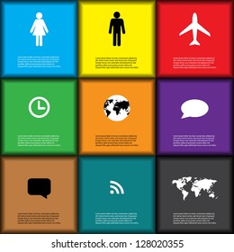Infographic elements