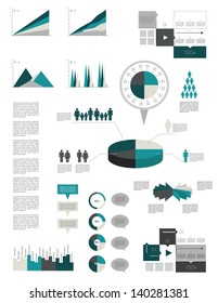 Infographic elements.
