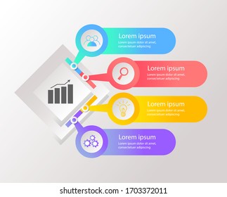 Infographic elements - bar and line charts, percents, pie charts, steps, options, timeline infographics, vector eps10 illustration