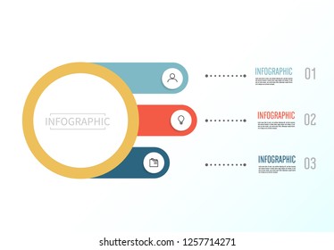 Infographic Elements. Business concept timeline. Infograph template.
