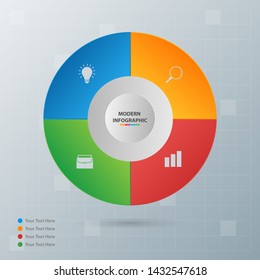 Infographic elements. Business concept timeline. Modern infograph template. Can use for workflow layout, diagram, banner, webdesign, presentation. Vector illustration.