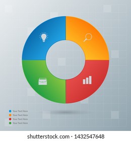 Infographic elements. Business concept timeline. Modern infograph template. Can use for workflow layout, diagram, banner, webdesign, presentation. Vector illustration.