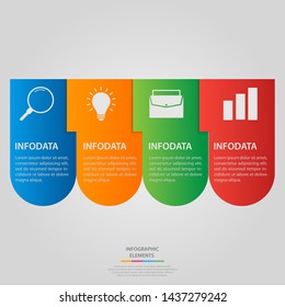 Infographic elements. Business concept timeline. Modern infograph template. Can use for workflow layout, diagram, banner, webdesign, presentation. Vector illustration.
