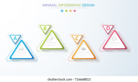Infographic Elements with business icon on full color background circle process or steps and options workflow diagrams,vector design element eps10 illustration