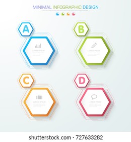Infographic Elements with business icon on full color background  process or steps and options workflow diagrams,vector design element eps10 illustration