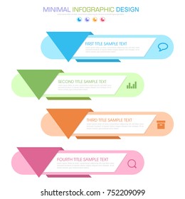 Infographic Elements with business icon on full color background  process or steps and options workflow diagrams,vector design element eps10 illustration