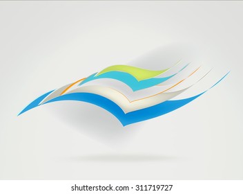 Infographic elements  business illustration in flat design style