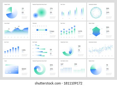 Infographic elements for business layout, presentation template, flyer, leaflet and corporate report. UI and UX Kit with big data visualization.