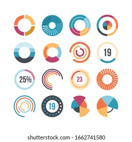 Infographic Elements Collection - Business Vector Illustration in flat design style