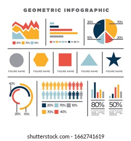 Infographic Elements Collection - Business Vector Illustration in flat design style