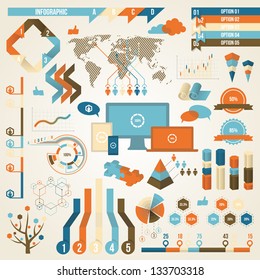 Infographic Elements and Communication Concept. Vector Design Symbol.