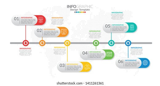 Infographic elements for content, diagram, flowchart, steps, parts, timeline, workflow, chart. 
