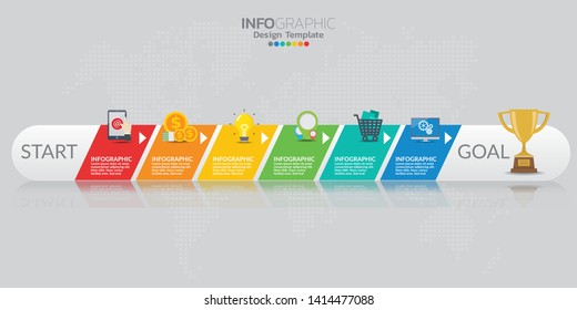 Infographic elements for content, diagram, flowchart, steps, parts, timeline, workflow, chart. 

