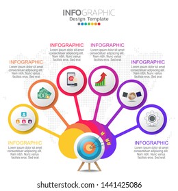 Infographic elements for content, diagram, flowchart, steps, parts, timeline, workflow, chart. 
