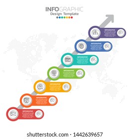 Infographic elements for content, diagram, flowchart, steps, parts, timeline, workflow, chart. 
