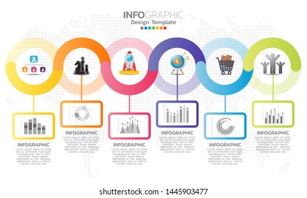 Infographic elements for content, diagram, flowchart, steps, parts, timeline, workflow, chart. 
