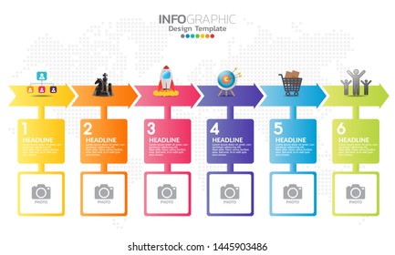 Infographic elements for content, diagram, flowchart, steps, parts, timeline, workflow, chart. 
