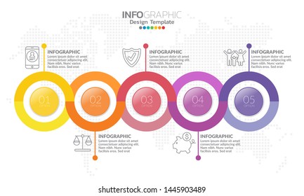 Infographic elements for content, diagram, flowchart, steps, parts, timeline, workflow, chart. 

