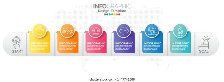 Infographic elements for content, diagram, flowchart, steps, parts, timeline, workflow, chart. 
