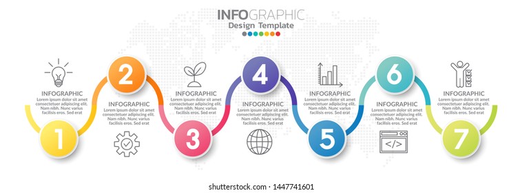 Infographic elements for content, diagram, flowchart, steps, parts, timeline, workflow, chart. 

