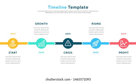 Infographic Elements Content Diagram Flowchart Steps Stock Vector ...