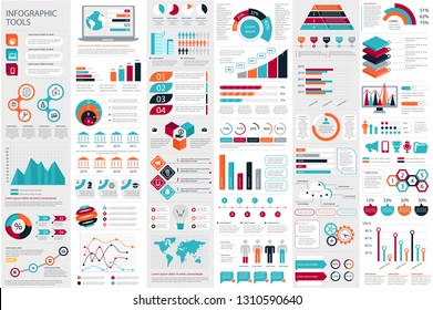 Infographic elements data visualization vector design template. Can be used for steps, options, business processes, workflow, diagram, flowchart concept, timeline, marketing icons, info graphics.