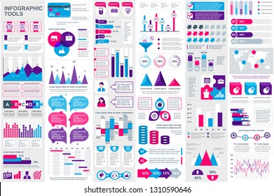 Infographic elements data visualization vector design template. Can be used for steps, options, business processes, workflow, diagram, flowchart concept, timeline, marketing icons, info graphics.