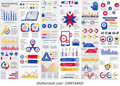 Infographic elements data visualization vector design template. Can be used for steps, options, business processes, workflow, diagram, flowchart concept, timeline, marketing icons, info graphics.