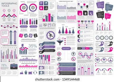 Infographic elements data visualization vector design template. Can be used for steps, options, business processes, workflow, diagram, flowchart concept, timeline, marketing icons, info graphics.