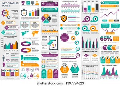 Infographic elements data visualization vector design template. Can be used for steps, options, business processes, workflow, diagram, flowchart concept, timeline, marketing icons, info graphics.